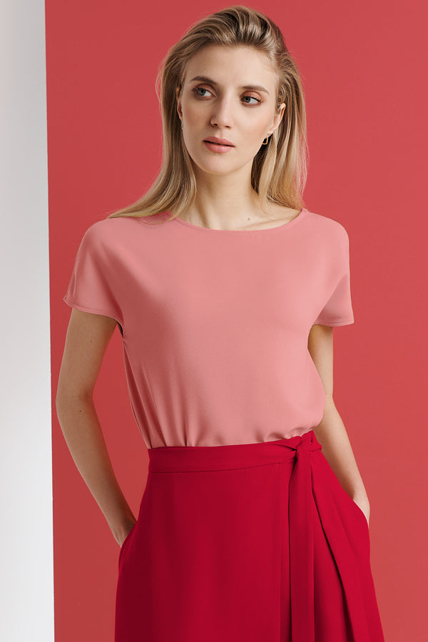 Libby Bold-Shoulder Sleeveless Lounge Top - Black main image 1