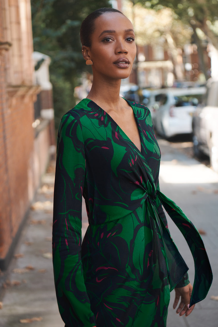 Broadway Botanical Print Dress