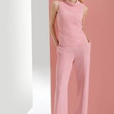 Harlequin Rose Pink Trousers