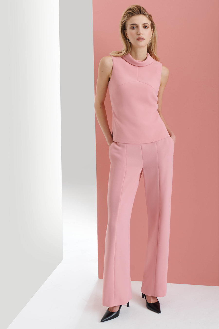 Harlequin Rose Pink Trousers