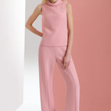 Harlequin Rose Pink Trousers