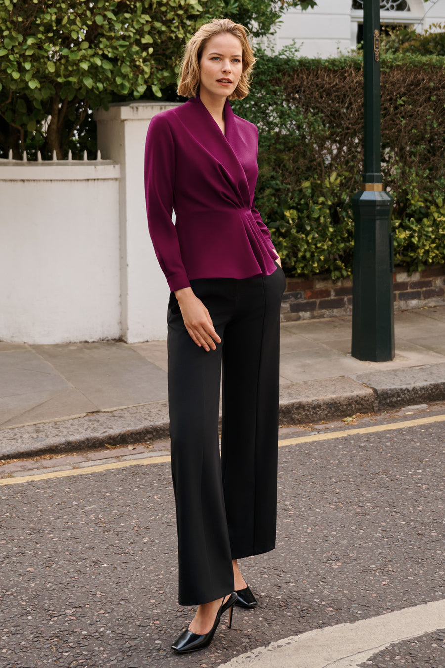 Alton Black Performance Tailoring Trousers