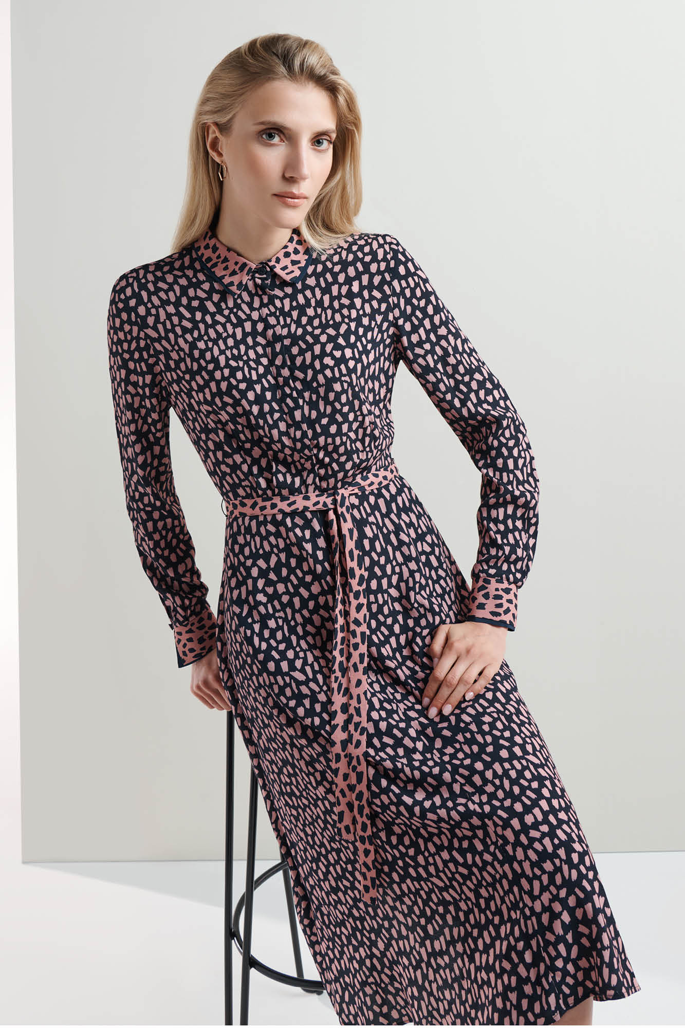 Clerkenwell Terrazzo Print Shirt Dress