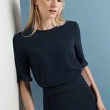 Latimer Navy and Black Skirt