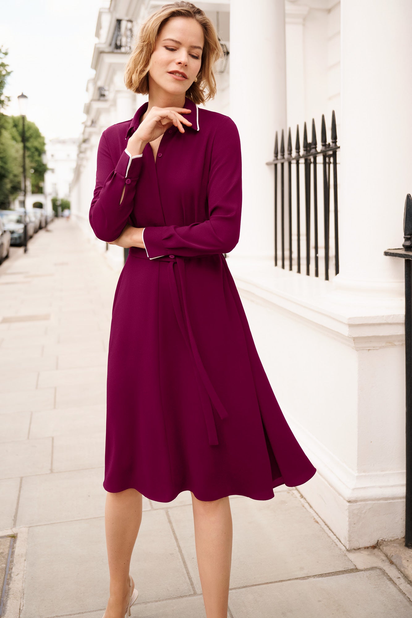 Clerkenwell Grenadine & Cream Dress