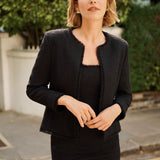 Pearson Black Jacquard Dress