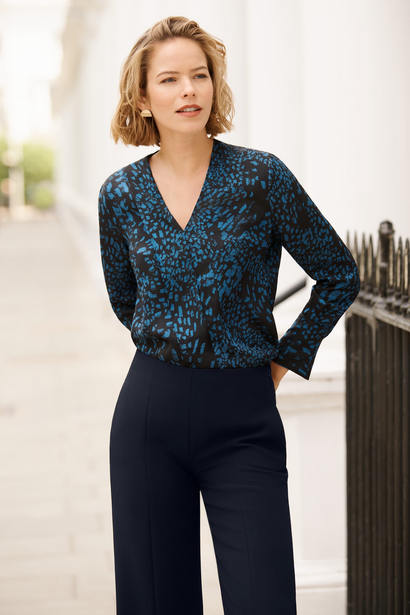 Harlequin Navy Performance Tailoring Trousers
