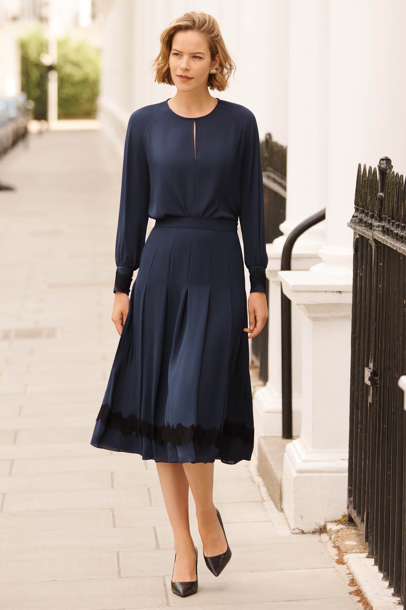 Kirby Navy Skirt