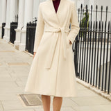 Cheltenham Cream Wool Blend Coat