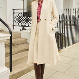 Cheltenham Cream Wool Blend Coat