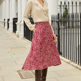 Felsham Feather Print Skirt