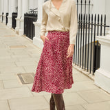 Felsham Feather Print Skirt