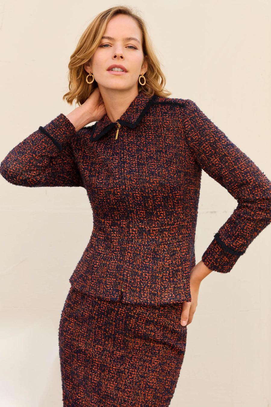 Gloucester Russet Jacquard Jacket