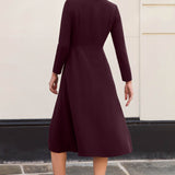 Launceston Aubergine Dress