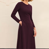 Launceston Aubergine Dress