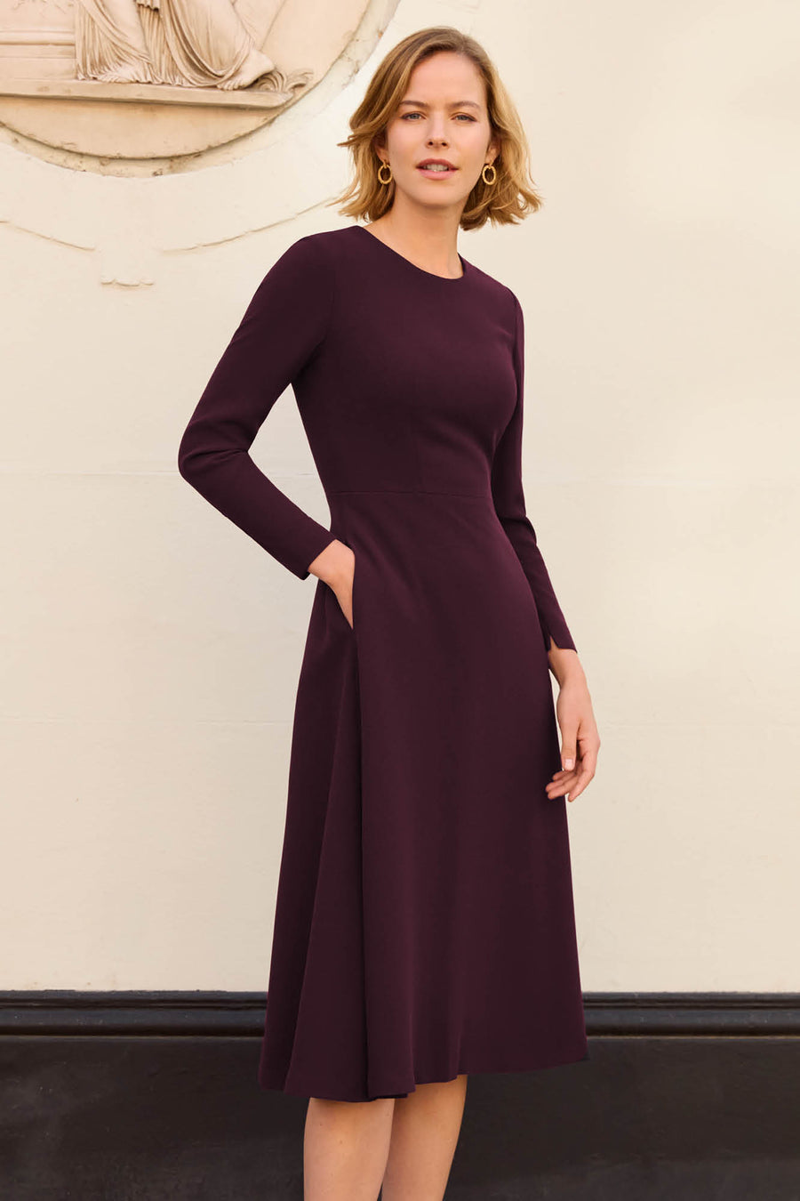 Launceston Aubergine Dress