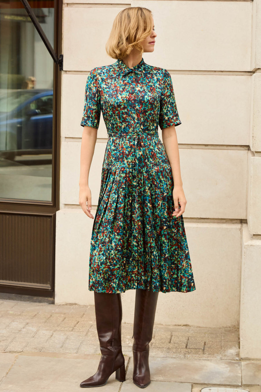 Tavistock Monet Print Dress