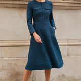 Hemsworth Ocean Jacquard Dress