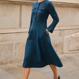 Hemsworth Ocean Jacquard Dress