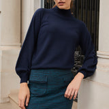 Loxley 100% Merino Wool Navy Jumper