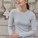Maddy Grey and Ivory Knit Dress