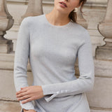 Maddy Grey and Ivory Knit Dress