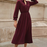Monroe Merlot Dress