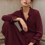 Monroe Merlot Dress