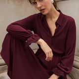 Monroe Merlot Dress