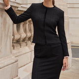 Badminton Black Jacquard Jacket