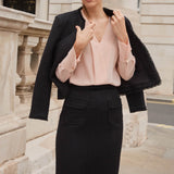 Badminton Black Jacquard Jacket