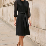 Argyle Black Dress