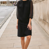 Argyle Black Dress