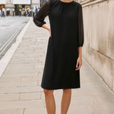 Argyle Black Dress