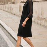 Argyle Black Dress