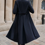 Cheltenham Navy Cashmere Blend Coat