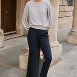 Axminster 100% Merino Wool Grey Jumper