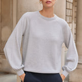 Axminster 100% Merino Wool Grey Jumper