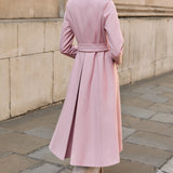 Cheltenham Pink Wool Coat