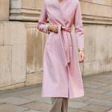 Cheltenham Pink Wool Coat