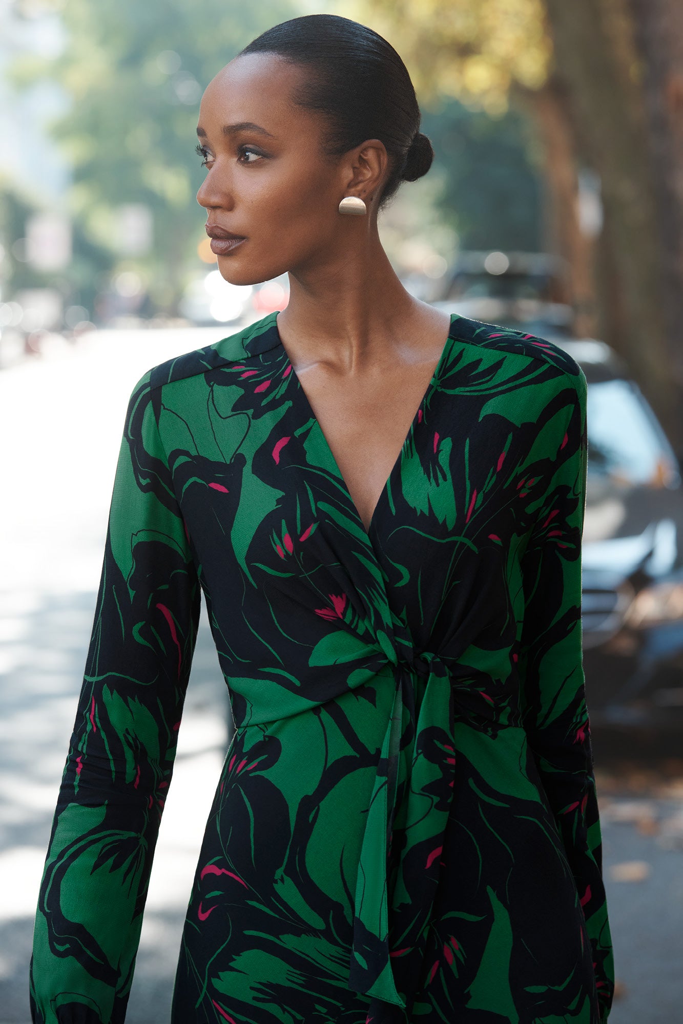 Broadway Botanical Print Dress