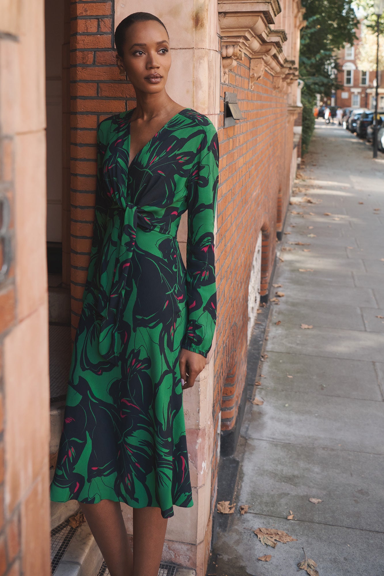 Broadway Botanical Print Dress