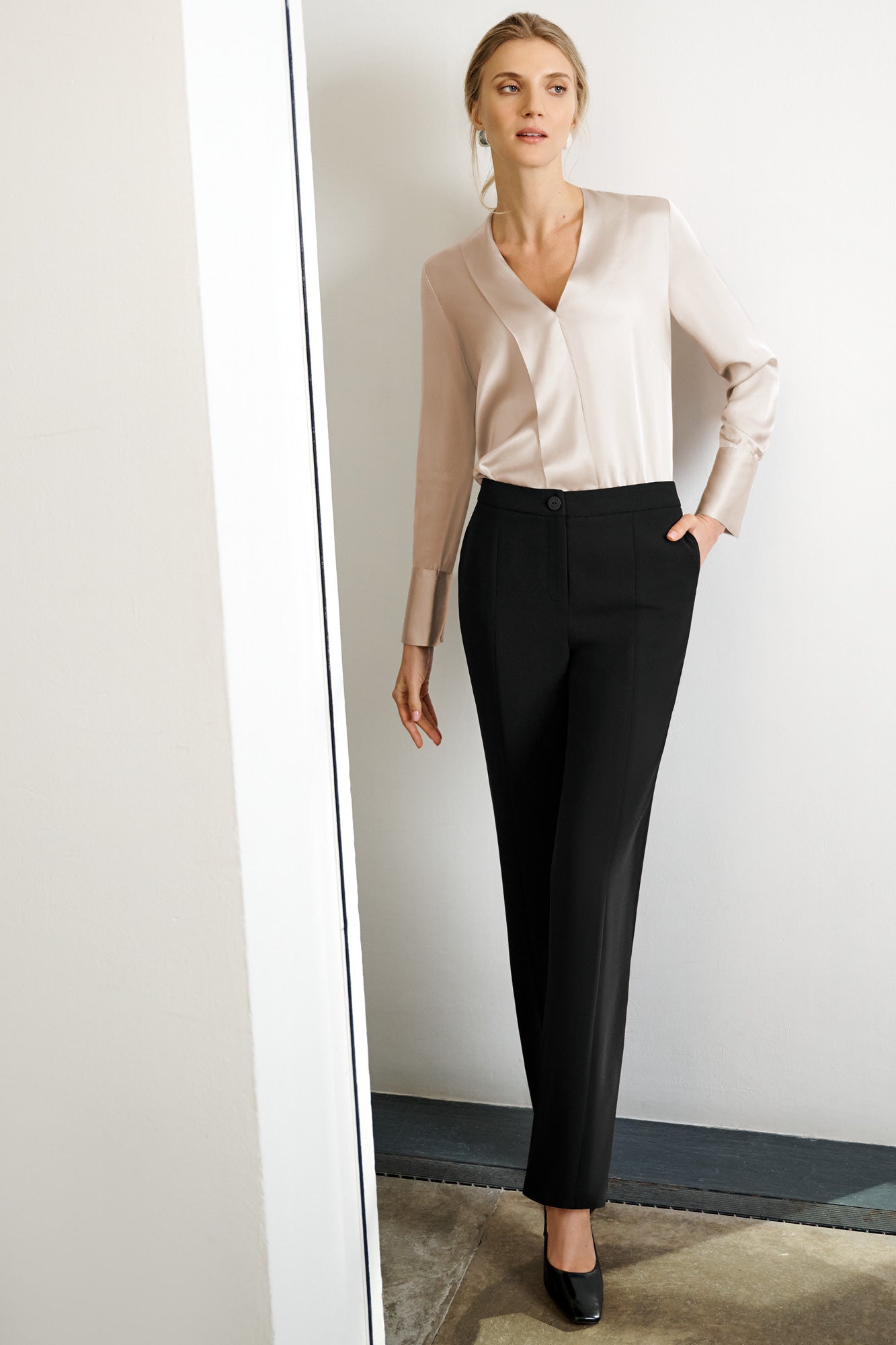 Newton Black Performance Tailoring Trousers