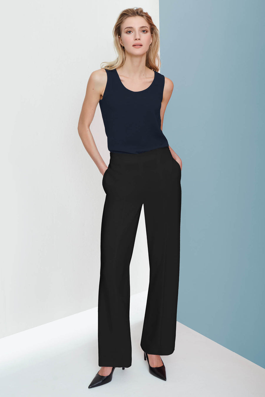 Brook Navy Top