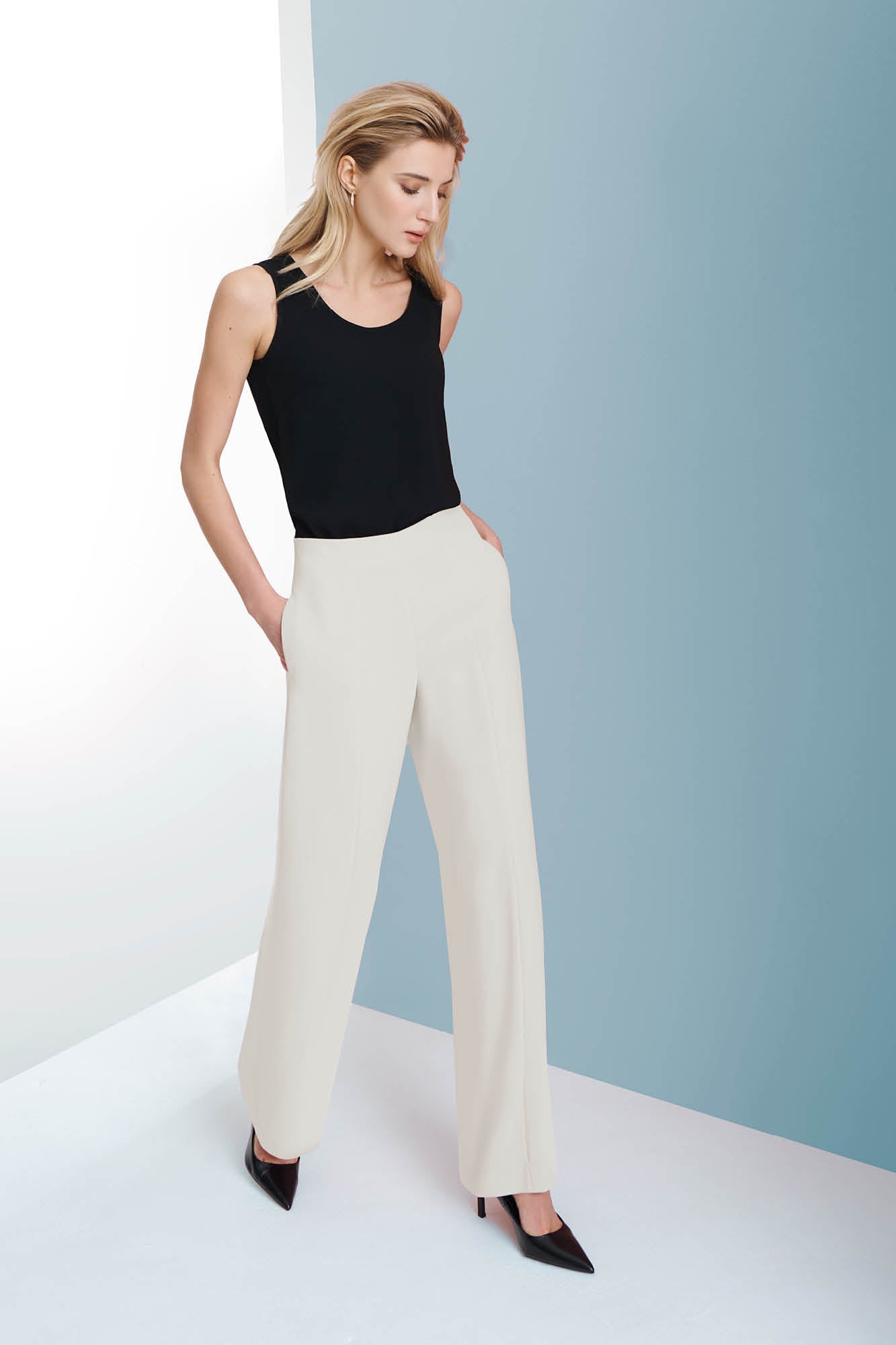 Harlequin Ivory Trousers