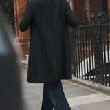 Cambridge Black Wool Blend Coat