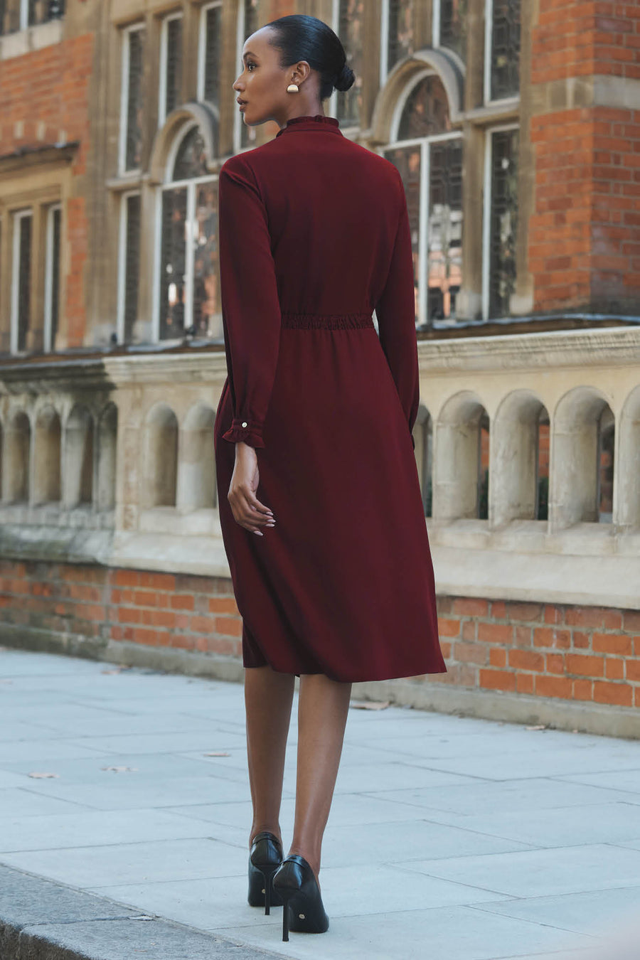Canterbury Bordeaux Shirt Dress