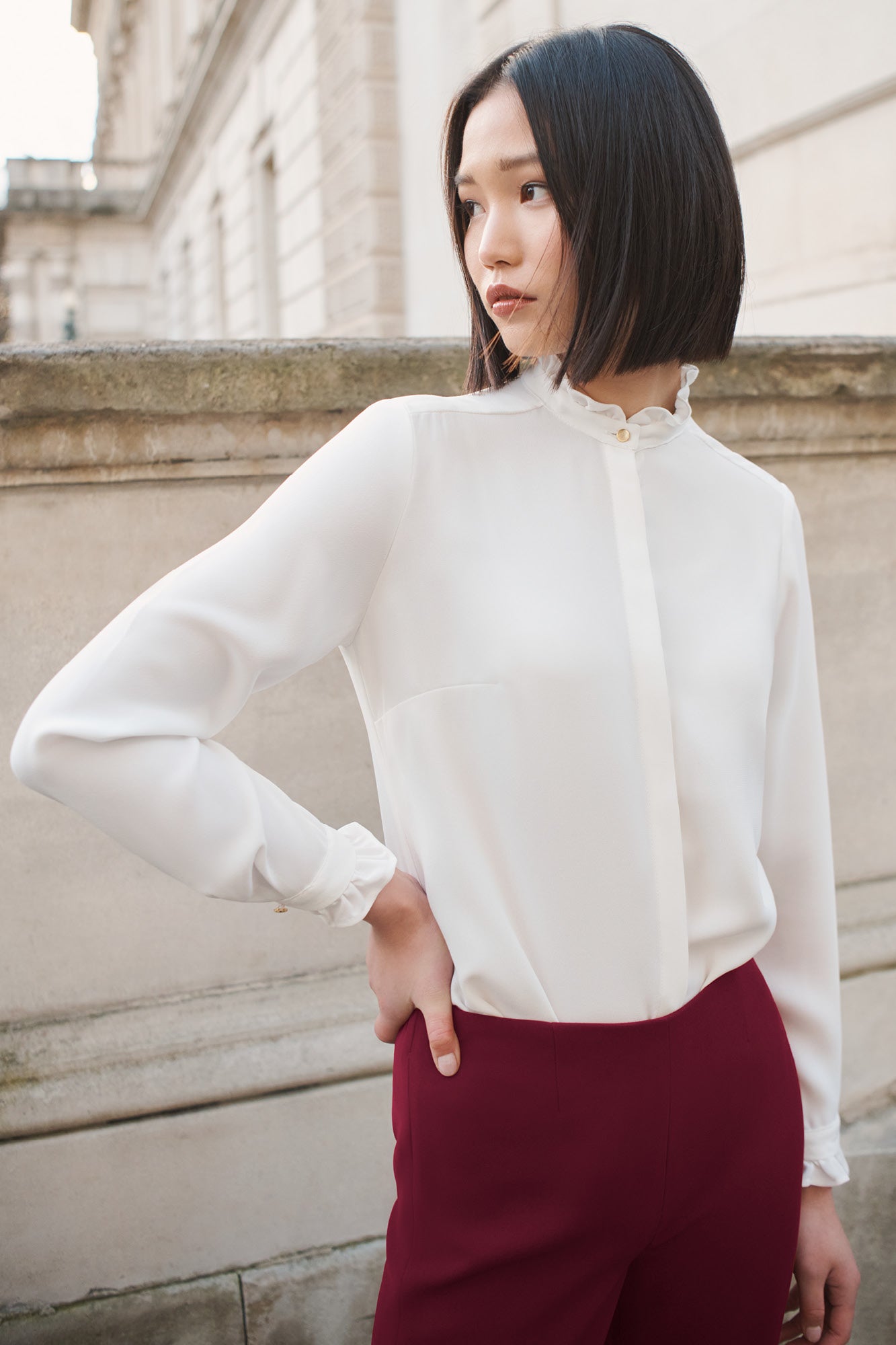 Canterbury White Blouse