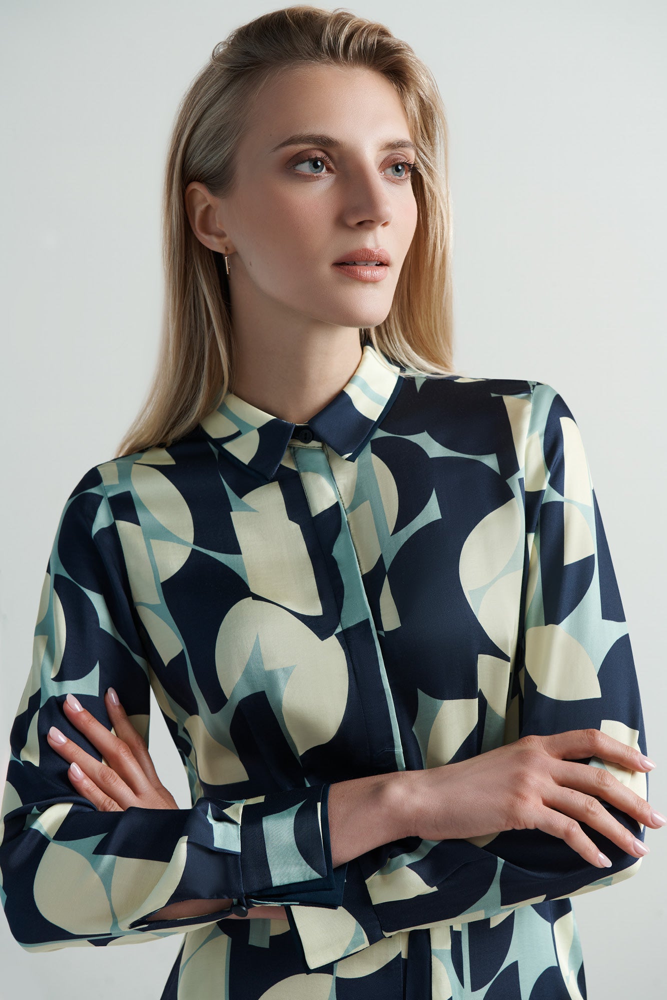 Clerkenwell Arc Print Shirt Dress