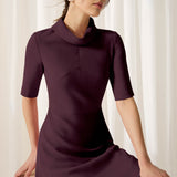 Devonshire Aubergine Dress